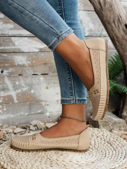 Grace | Women's Casual Flat Velcro Loafers