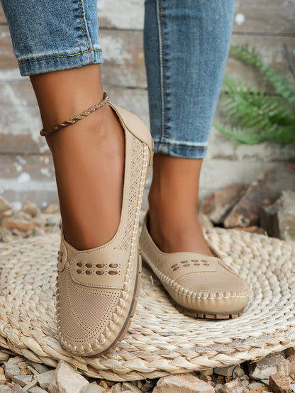 Grace | Women's Casual Flat Velcro Loafers