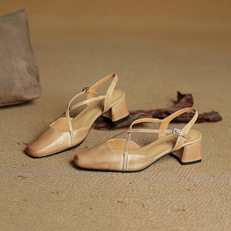 Camila | Women's Vintage Block Heel Sandals