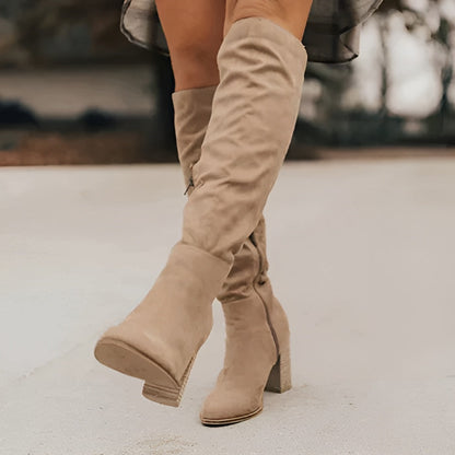 Rachel | Women's Autumn Buckle Heel Boots