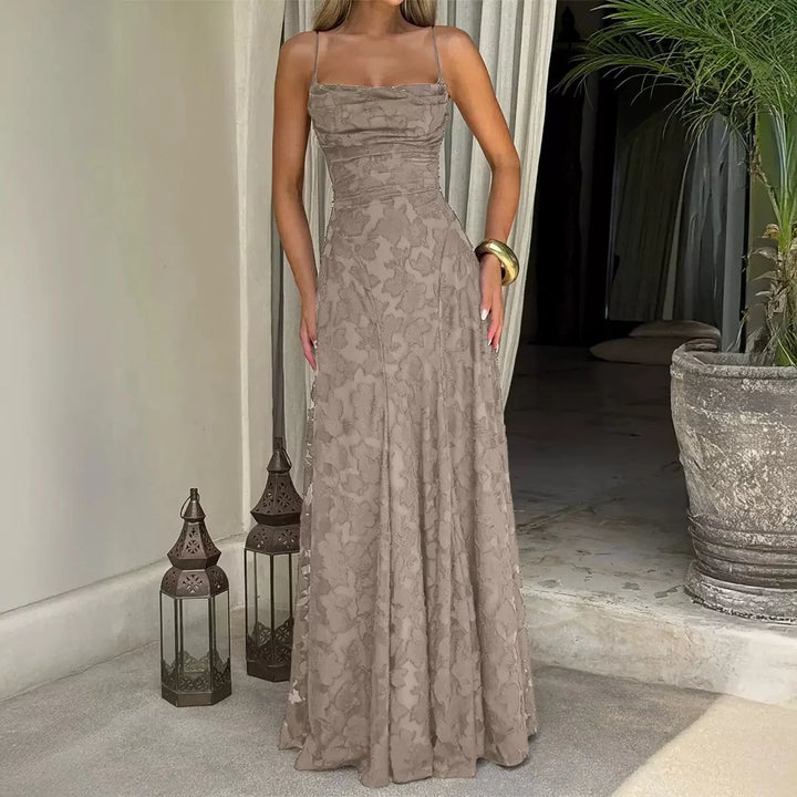 Melinda | Women's Formal Embroided Maxi Evening Dress