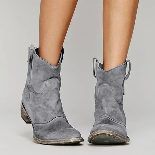 Hadley | Women’s Elegant Rounded Toe Cowboy Boots