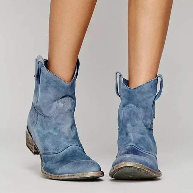 Hadley | Women’s Elegant Rounded Toe Cowboy Boots