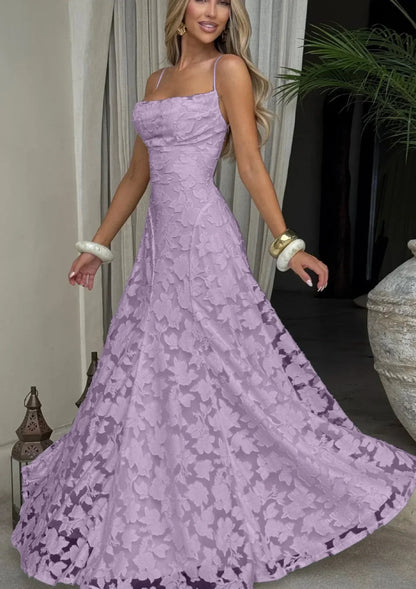 Melinda | Women's Formal Embroided Maxi Evening Dress