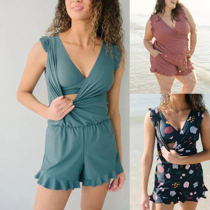 Ciara | Women's High-Waisted Tummy Coverage Swimsuit