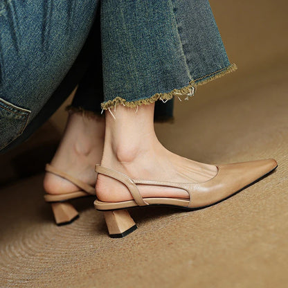 Leah | Women's Pointed Toe Slip-On Heels