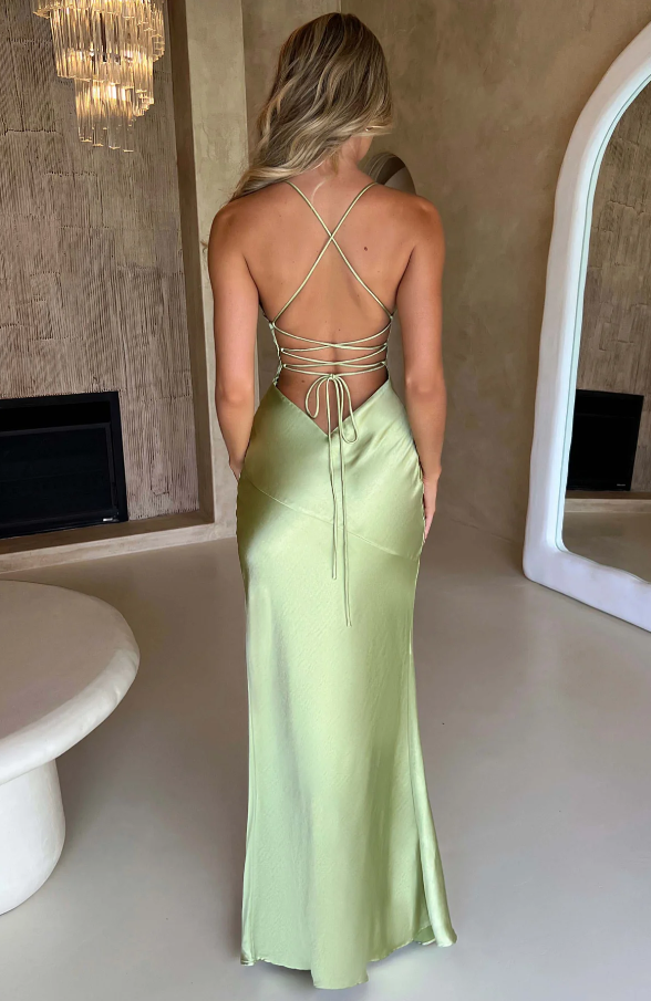 Teagan | Women’s V-Neck Wedding Guest Maxi Dress