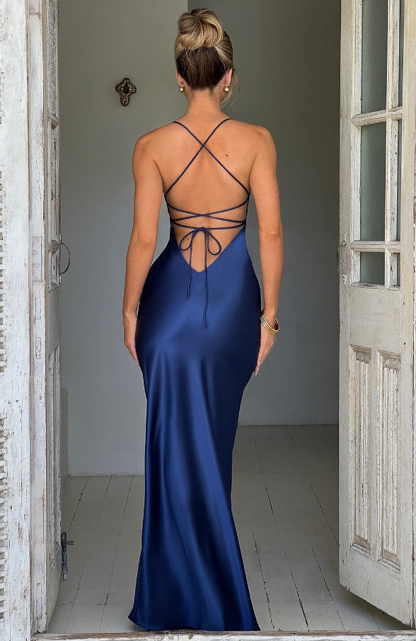 Teagan | Women’s V-Neck Wedding Guest Maxi Dress