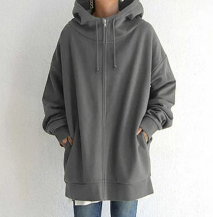 Winslow | Women’s Casual Oversized Hoodie with Full Zipper