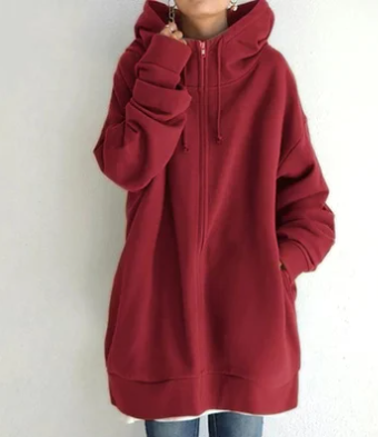 Winslow | Women’s Casual Oversized Hoodie with Full Zipper