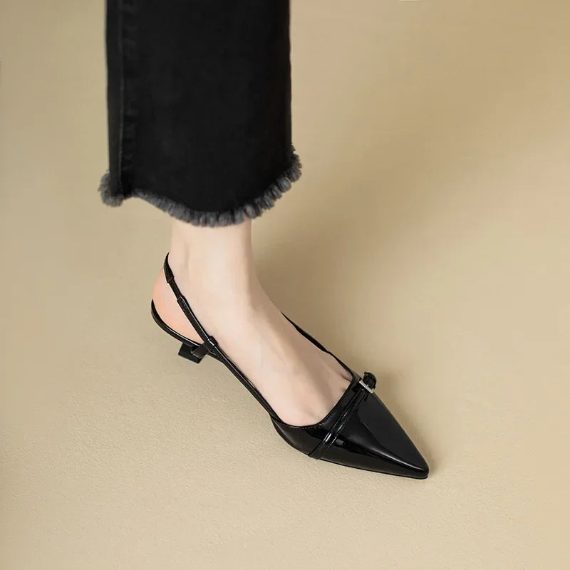 Jasmine | Women's Summer Orthpedic Kitten Heels