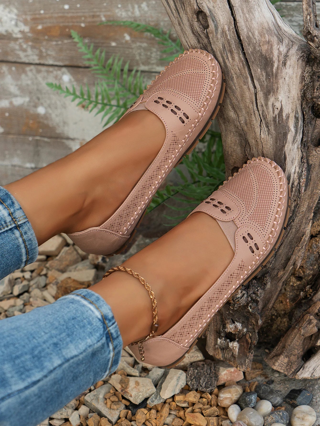 Grace | Women's Casual Flat Velcro Loafers