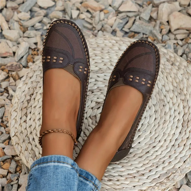 Grace | Women's Casual Flat Velcro Loafers