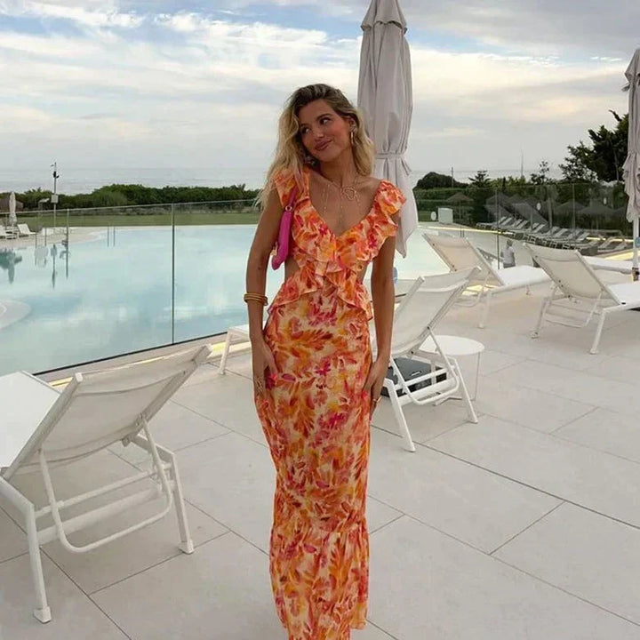 Ireland | Women’s Floral V-neck Summer Dress