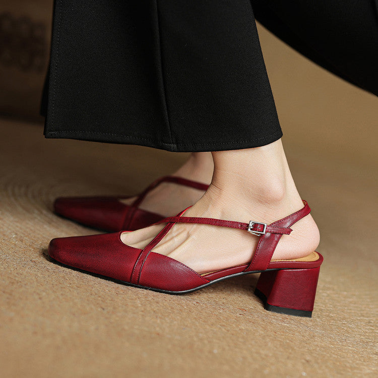 Camila | Women's Vintage Block Heel Sandals