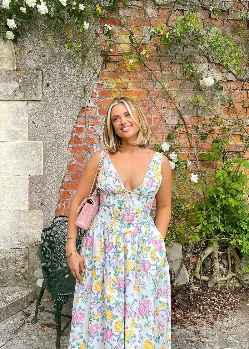 Delaney | Women’s Elegant Floral Wedding Guest Dress