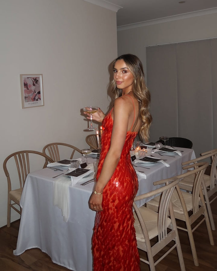 Tinley | Women’s Elegant Sequin Maxi Dress