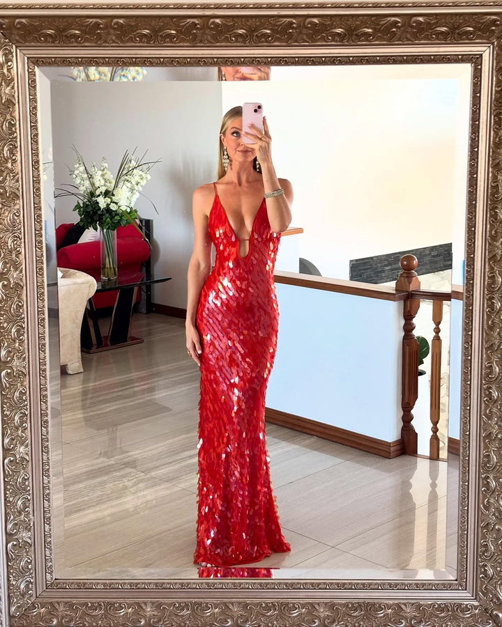 Tinley | Women’s Elegant Sequin Maxi Dress