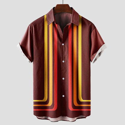 Colm | Men's Retro Summer Short Sleeve Shirt