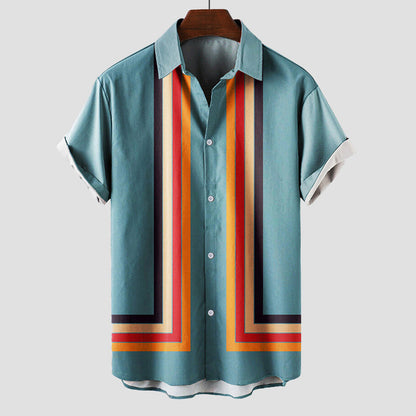 Colm | Men's Retro Summer Short Sleeve Shirt