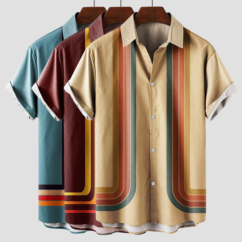 Colm | Men's Retro Summer Short Sleeve Shirt