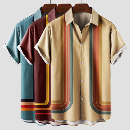 Colm | Men's Retro Summer Short Sleeve Shirt