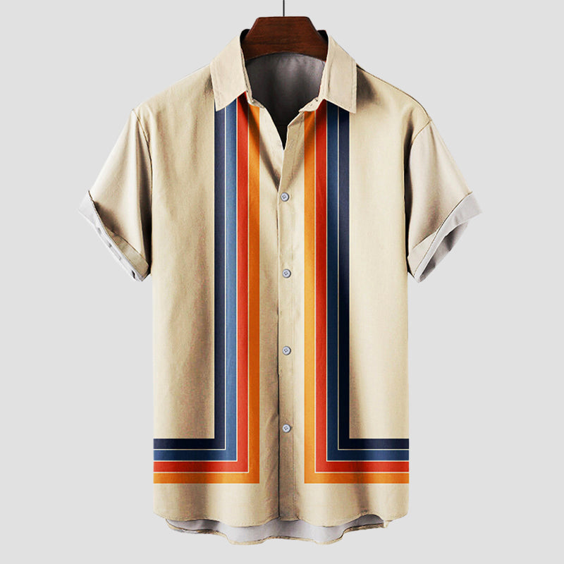 Colm | Men's Retro Summer Short Sleeve Shirt