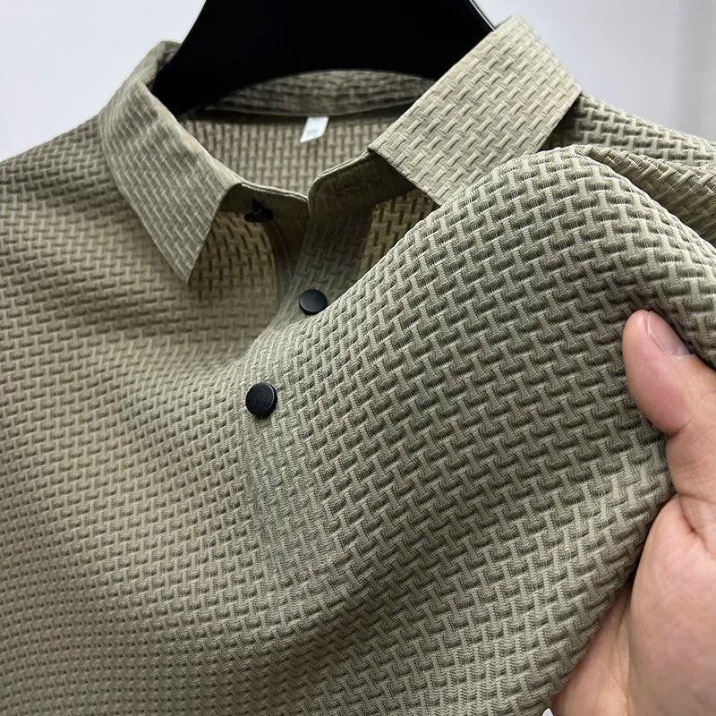 Lorcan | Men's Structured Slim Fit Poloshirt