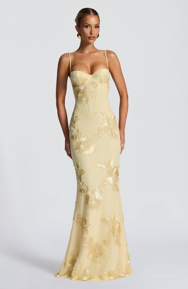 Evelina | Women’s Floral Maxi Wedding Guest Dress