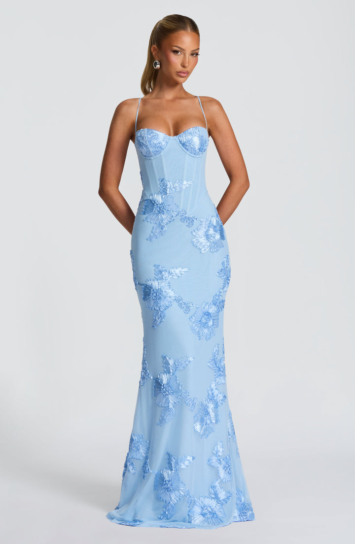 Evelina | Women’s Floral Maxi Wedding Guest Dress