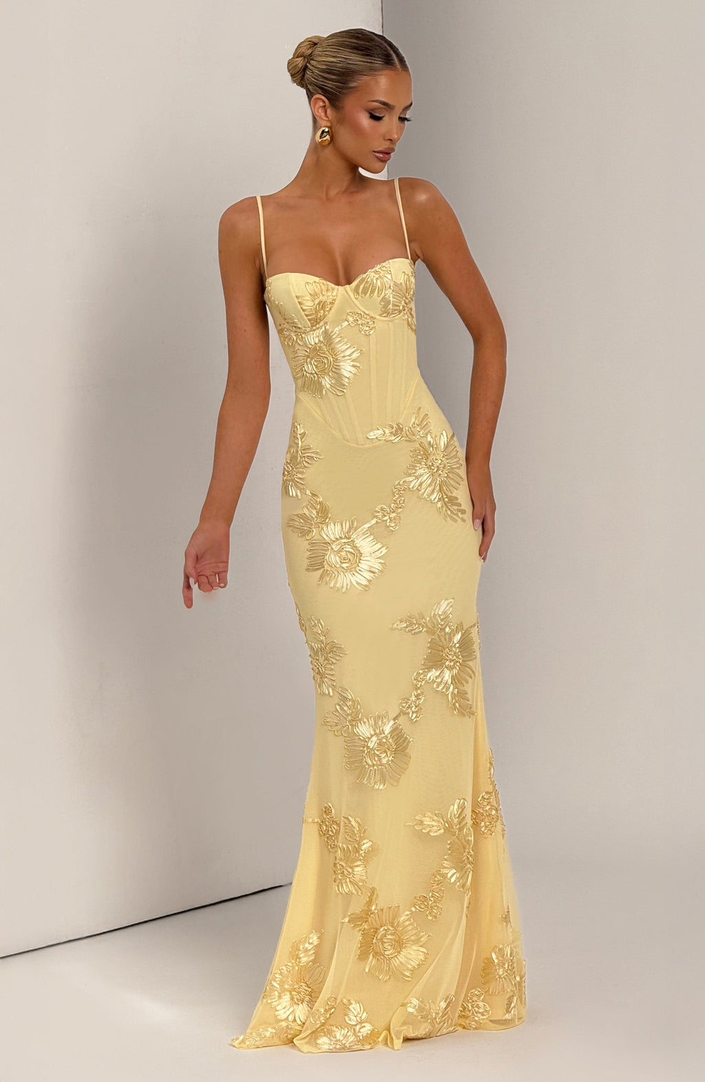 Evelina | Women’s Floral Maxi Wedding Guest Dress