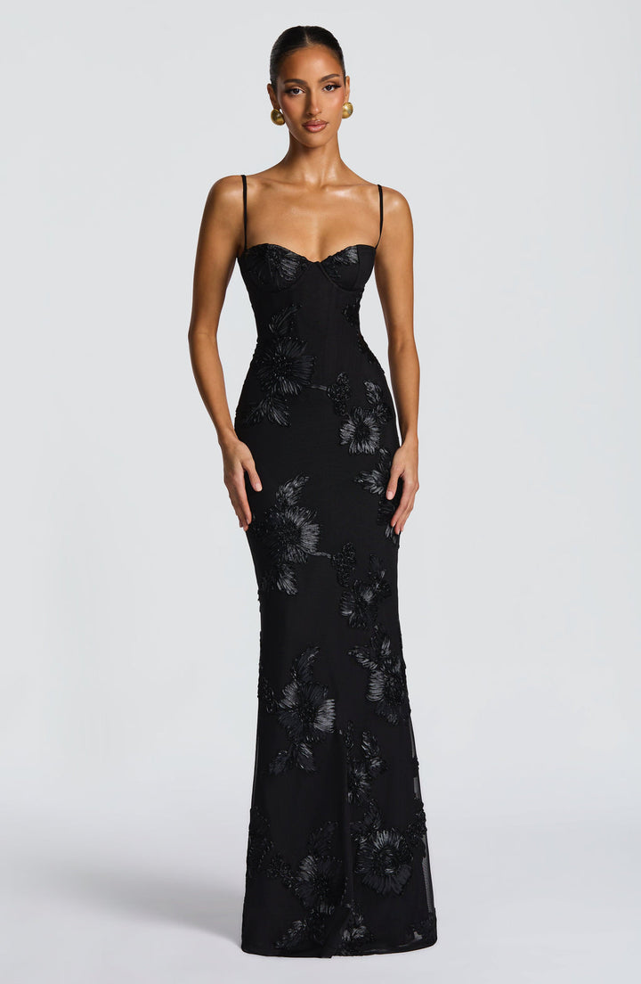 Evelina | Women’s Floral Maxi Wedding Guest Dress