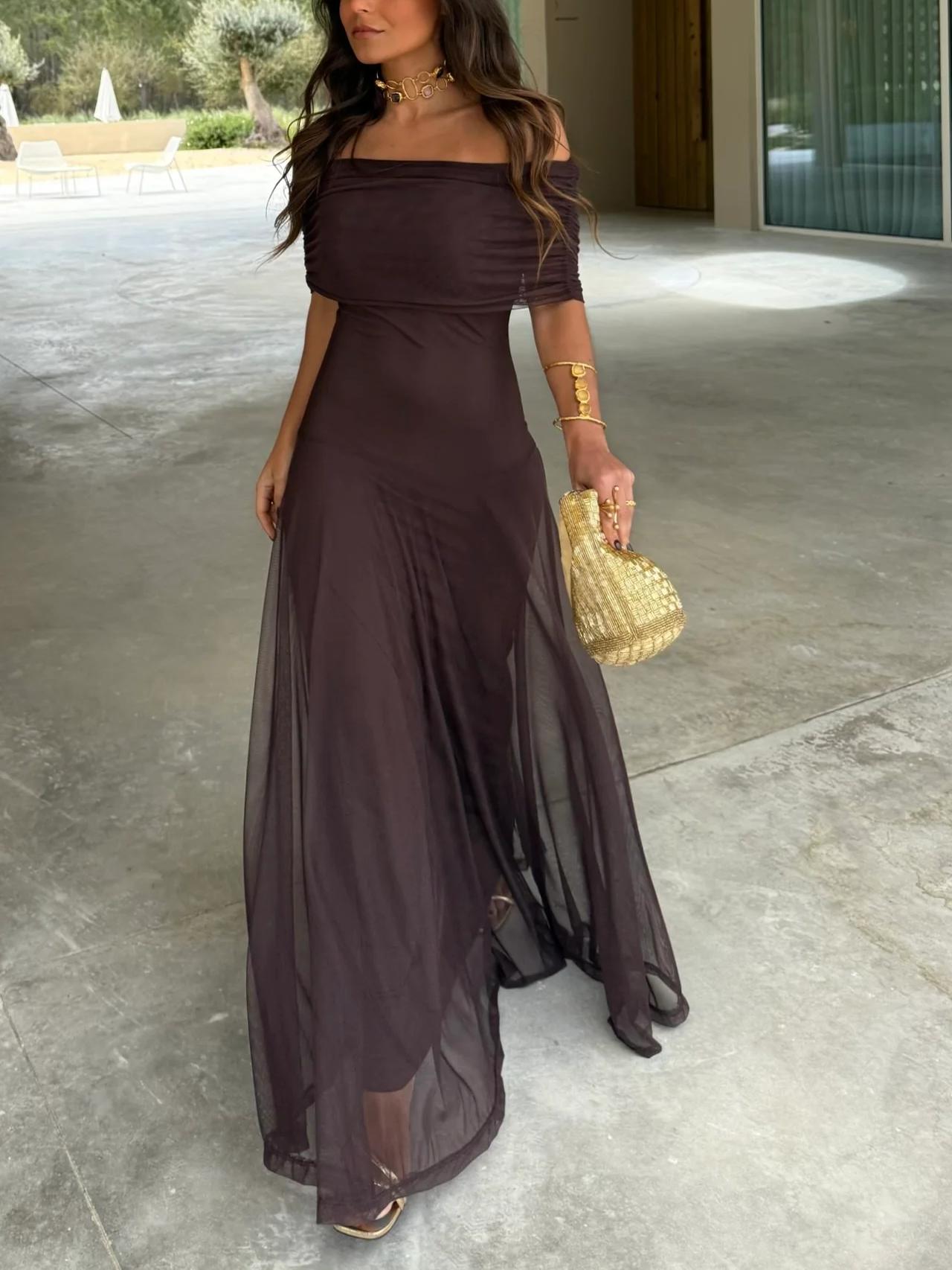 Sanna | Women’s Summer Off-Shoulder Evening Dress