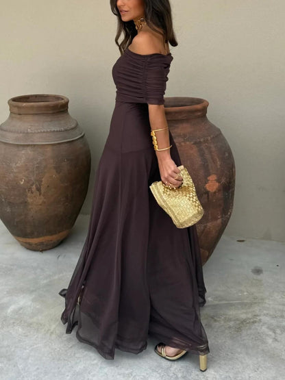 Sanna | Women’s Summer Off-Shoulder Evening Dress