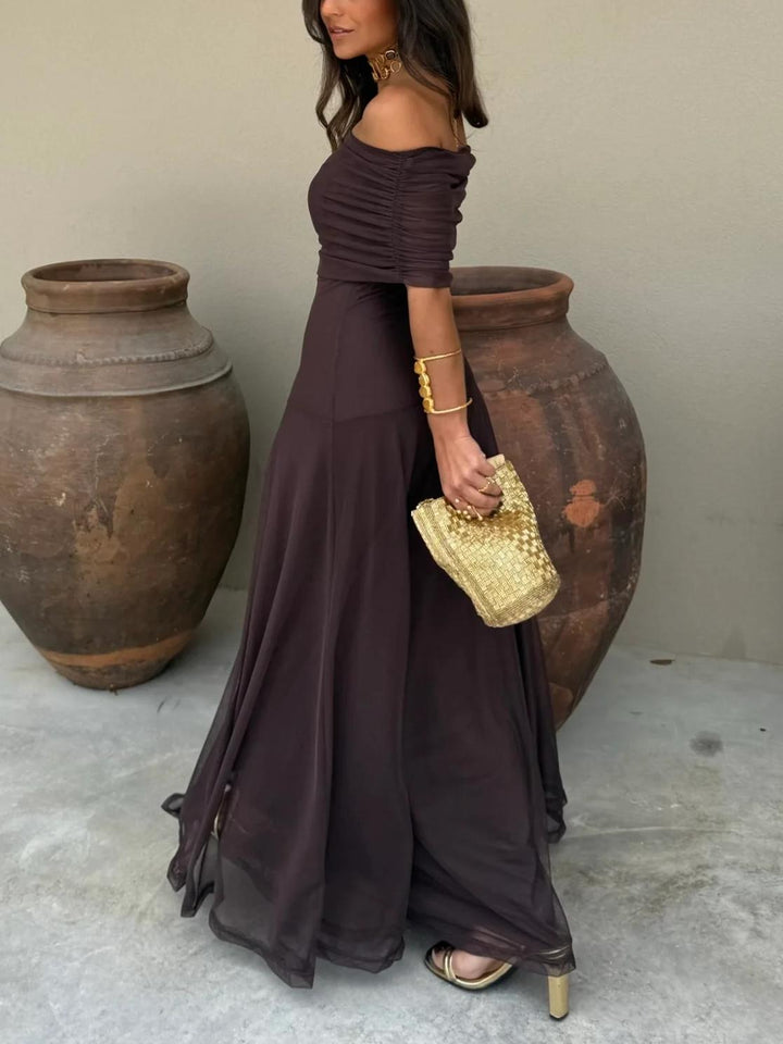 Sanna | Women’s Summer Off-Shoulder Evening Dress