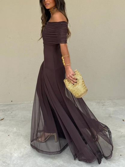 Sanna | Women’s Summer Off-Shoulder Evening Dress