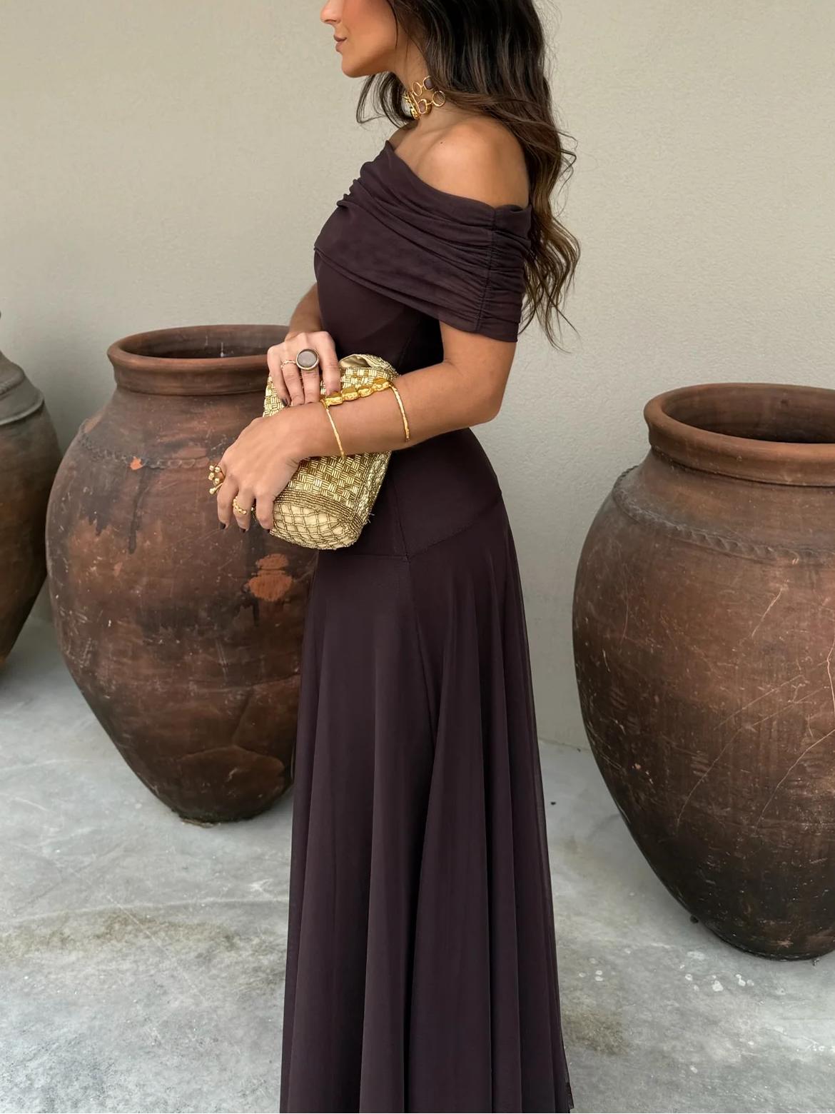 Sanna | Women’s Summer Off-Shoulder Evening Dress