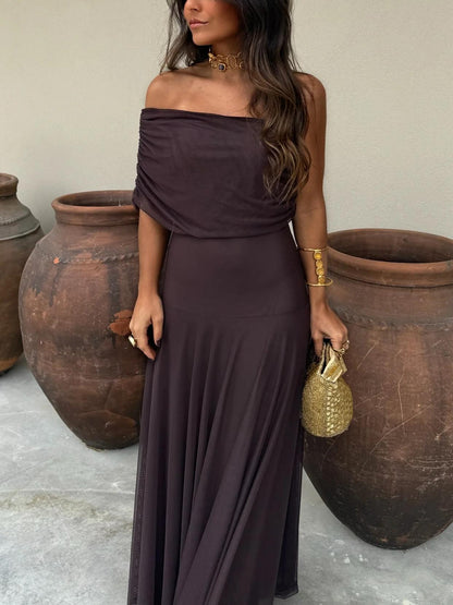 Sanna | Women’s Summer Off-Shoulder Evening Dress