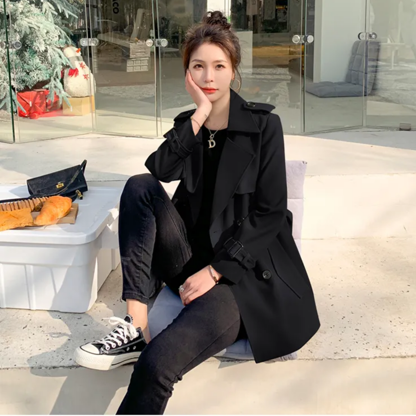 Sophia | Women's Elegant Double-Breasted Trenchjacket