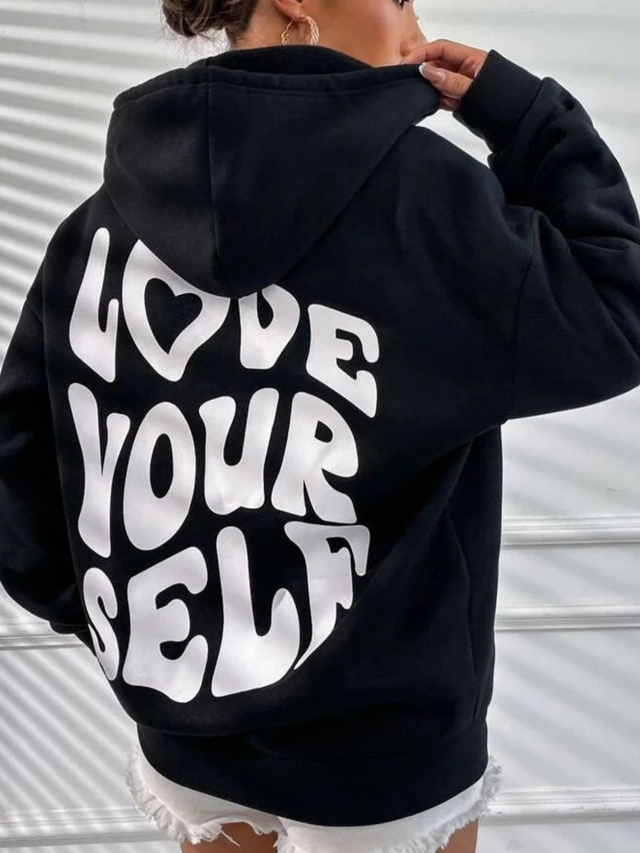 Halo | Women’s Oversized Comfort Hoodie with Text