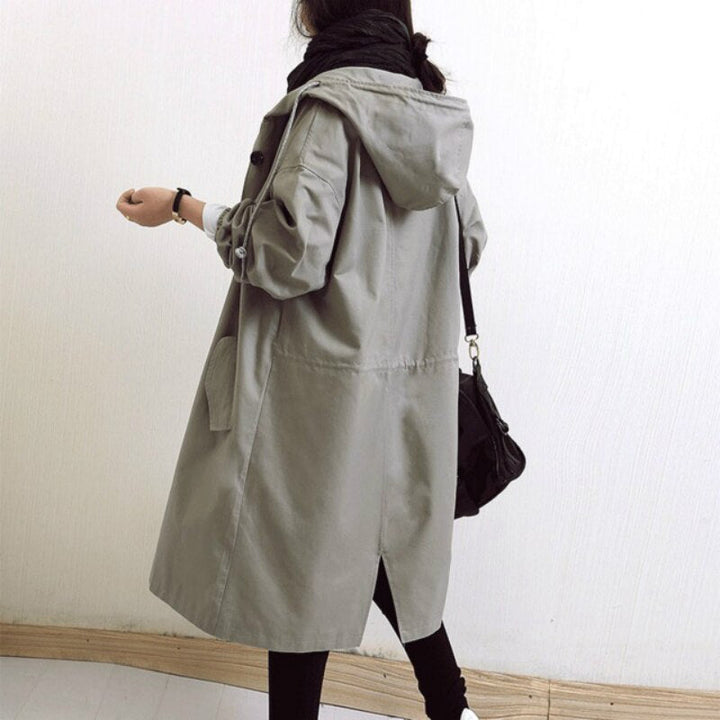 Brynn | Women’s Hooded Long Fit Trenchcoat