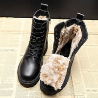 Chloe | Women's Classic Platform Zip-Up Boots