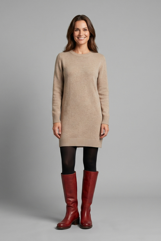 Anna | Women's Autumn Block Heel Knee High Boots