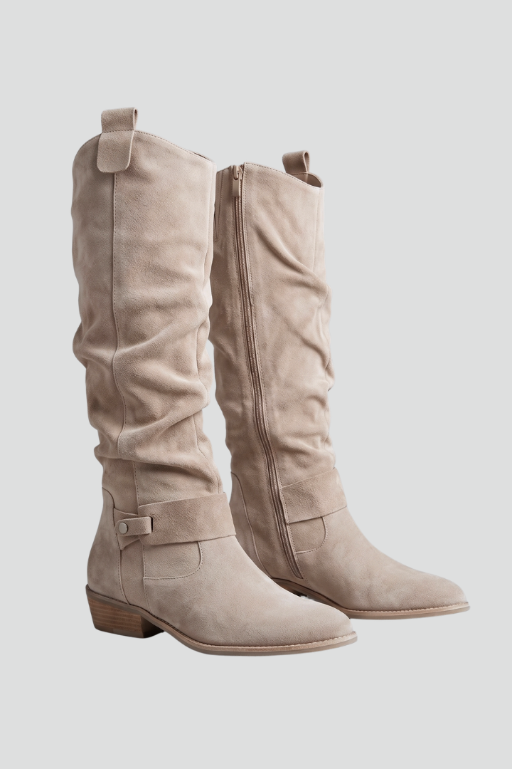 Abbie | Women's Autumn Zip-Up Knee High Boots