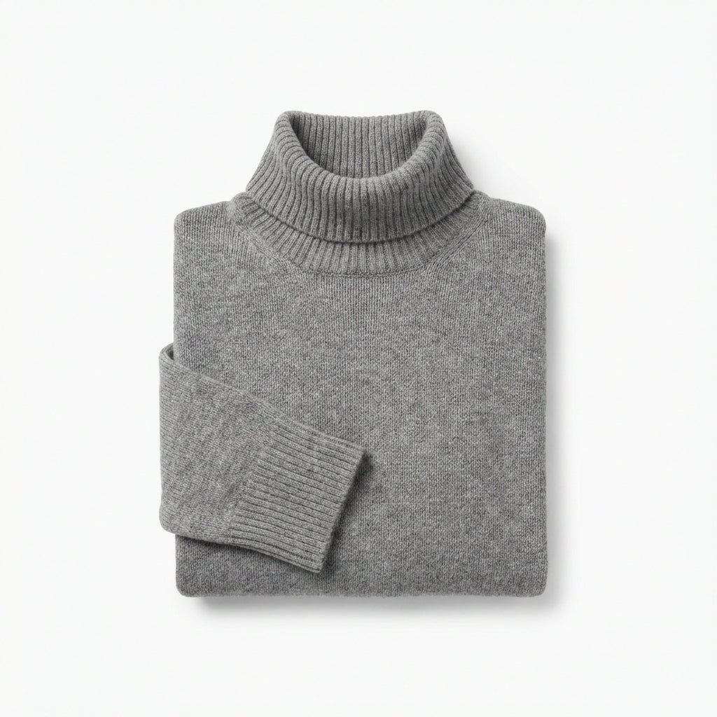 Women's Chunky Turtleneck Sweater – Oversized Knit Pullover