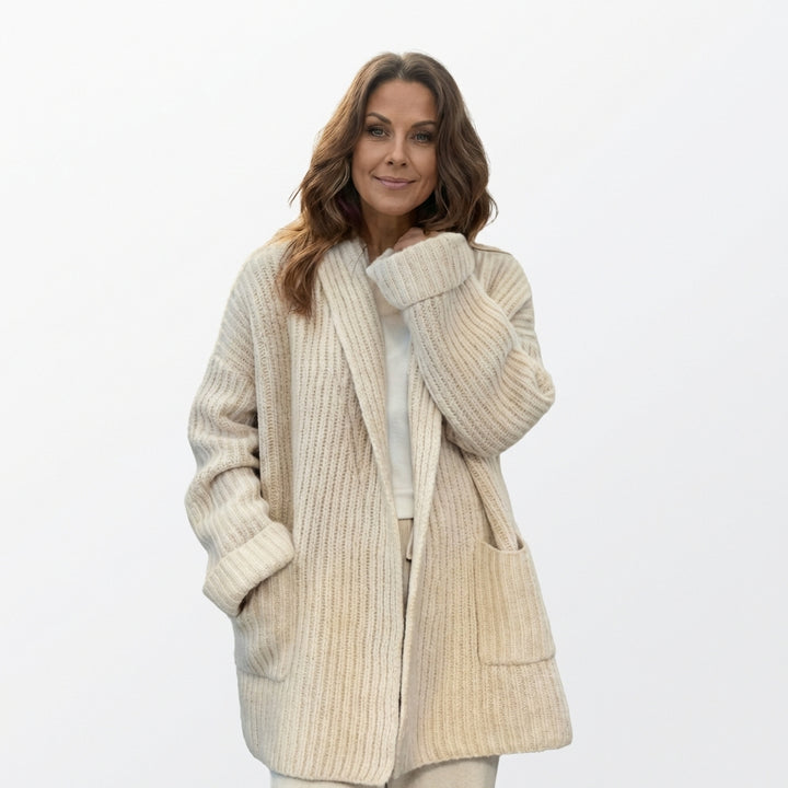 Women's Open Front Cardigan – Lightweight Longline Vest