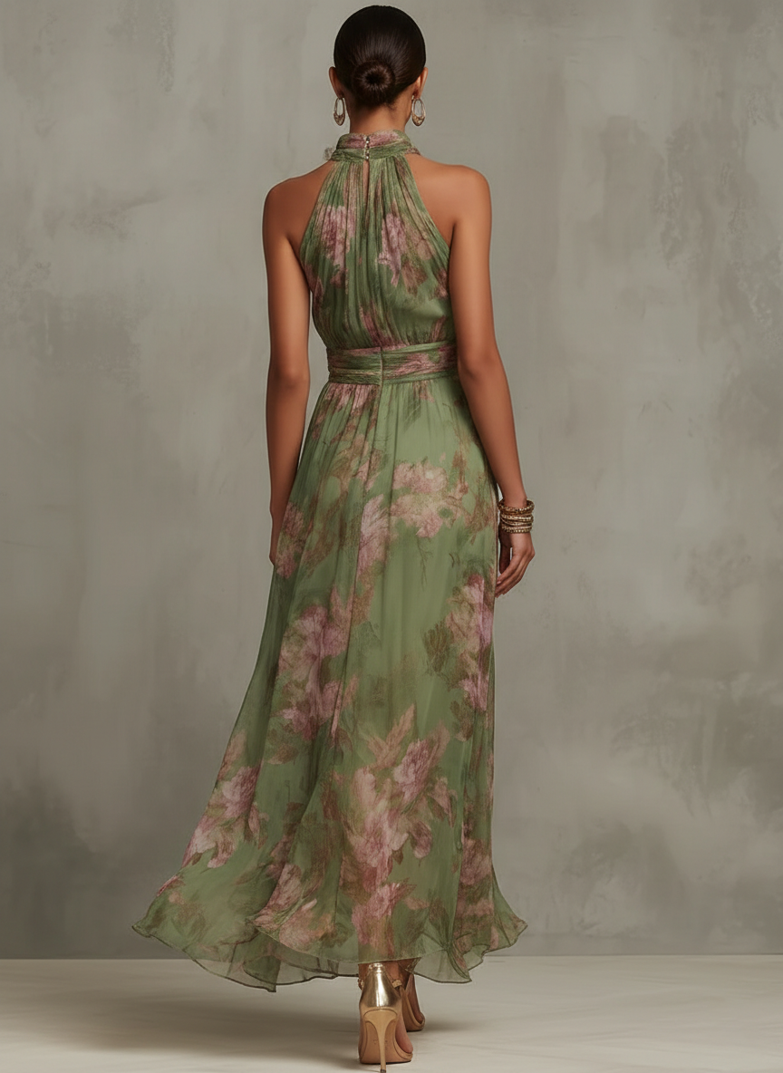 Sinaida | Women's Summer Halterneck Floraldress