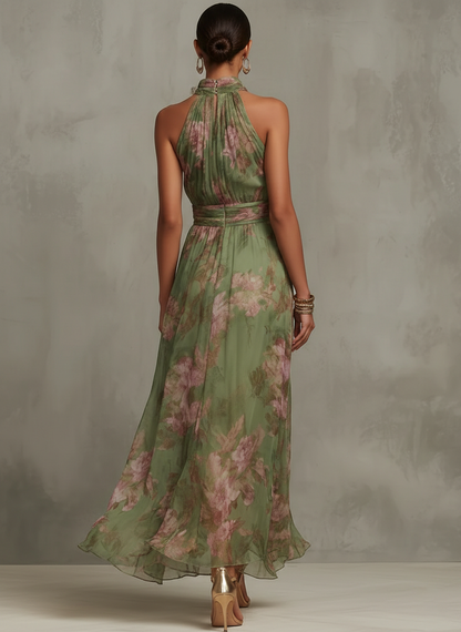 Sinaida | Women's Summer Halterneck Floraldress