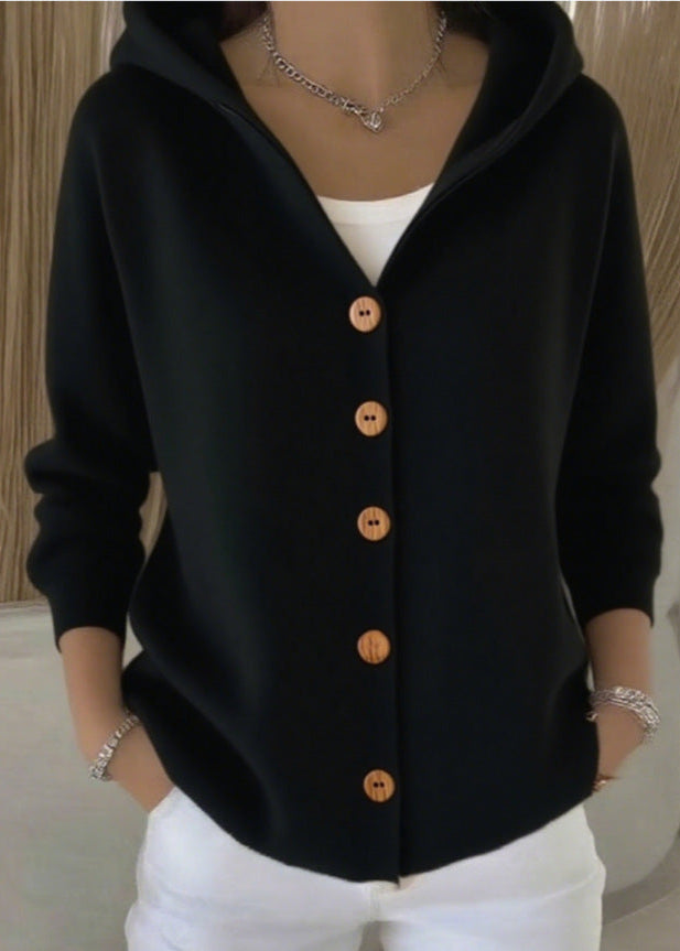 Amelia | Women's Casual Relaxed Fit Hooded Cardigan