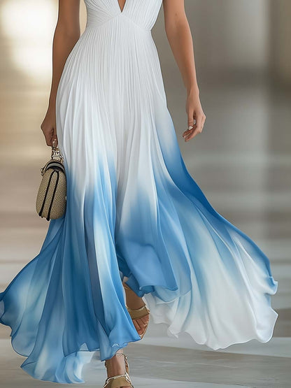 Megan | Women's Floral V-Neck Maxi Dress